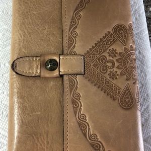 large leather wallet